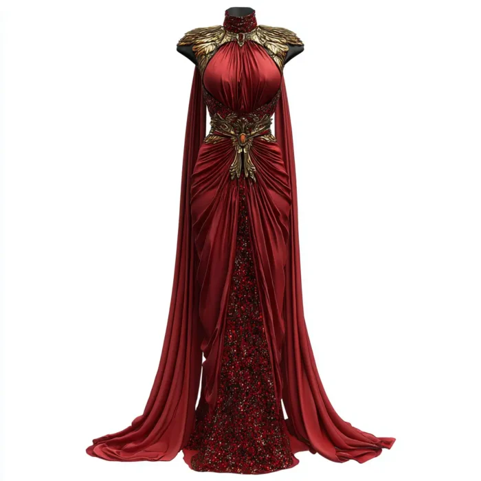 Crimson Goddess Gown - Image 1