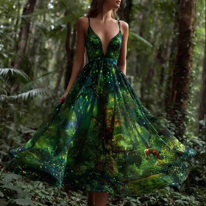 Enchanted Forest Dress - Image 3