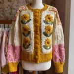 Vintage Charm Cardigan - Image 3